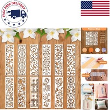 Versatile 12-Pack Leaf Stencils for Painting: Perfect for Home Decor Gifts