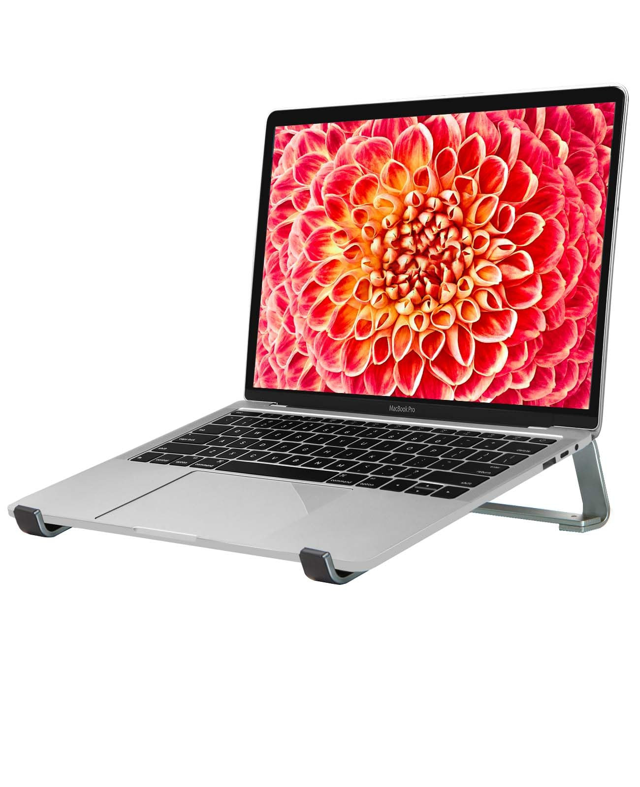 Aluminum Laptop Stand for Desk - Cooling Ergonomic Design - Fits MacBook Air ...