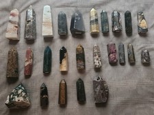 Mixed Polished Crystal Lot - Assorted Colors and Types Collection