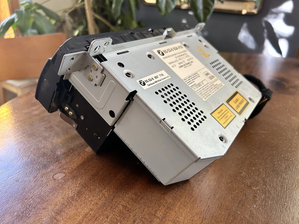 2004-2006 BMW 325i 330i M3 AM FM rádio display monitor de bordo tela larga fabricante de equipamento original - Imagem 2 de 4