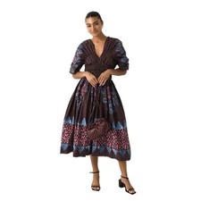 Sea New York EUC Yana Tie-Die Midi Dress