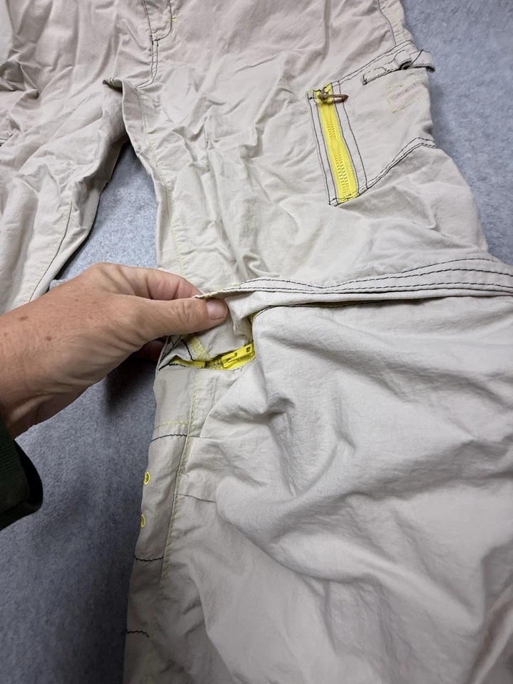 Pantalones rojos ecológicos para mujer 9 nailon tostado  Foto 2 de 4