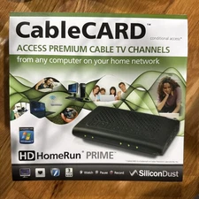 SiliconDust HD HomeRun Prime HDHR3-CC US CableCard Network Cable TV Tuner w/ Box