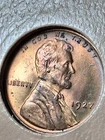 1927-P LINCOLN CENT. MS/ BU/ RD. PRISTINE. HOGH RATED