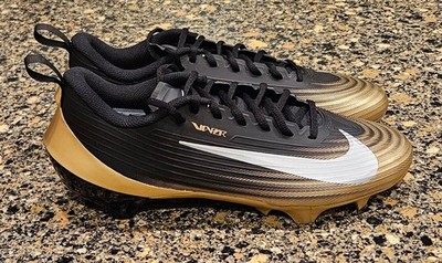 Nike Vapor Speed 3 Football Cleats Mens Black & Gold Size 11.5 FB3303-003