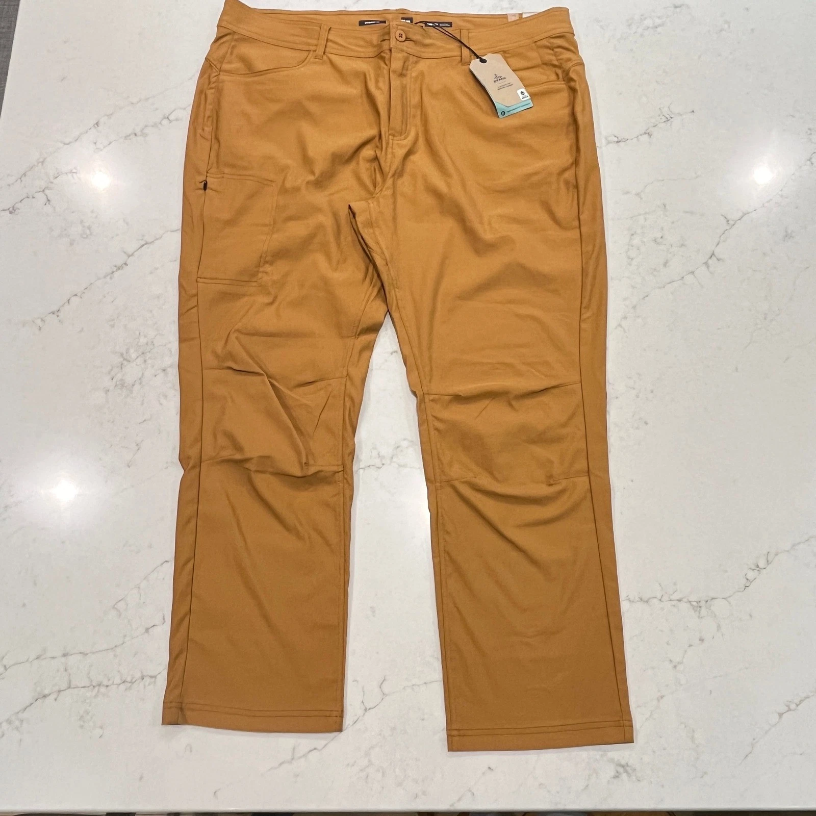 Prana NEW Halle Straight Pant Plus II Womens 20W Earthbound Brown Gorpcore FLAW