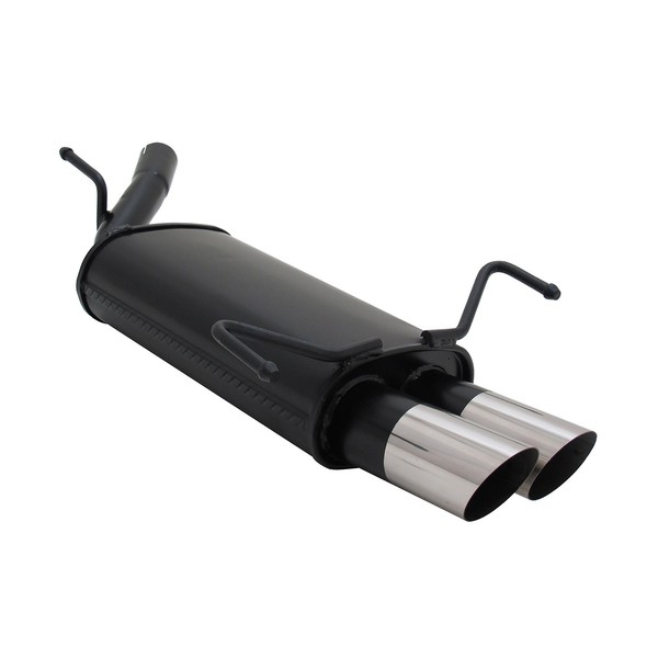 Novus Sportauspuff FüR Opel Corsa C 2X76Mm Ms-Design EndschalldäMpfer Mit ABE-image