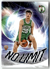 2025 Topps Flagship NBA No. NL-28 Hugo Gonzalez Rookie No Limit
