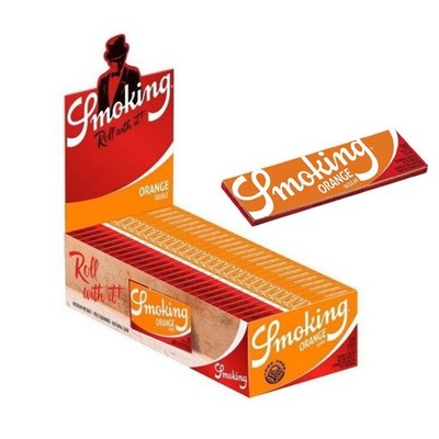 Cartine Smoking Arancioni Corte Regular Singole 50 Libretti Prodotto Originale