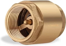 Brass One Way Check Valve 3/4" Female Backflow Preventer, female, 