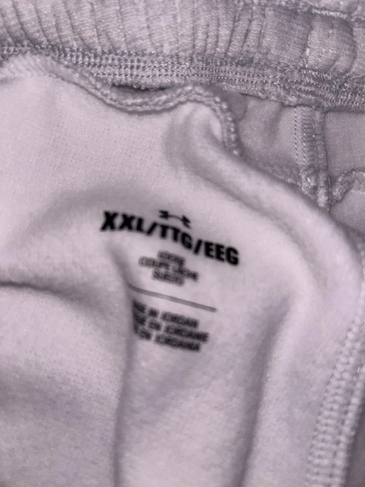 Under Armour Para Hombre 2XL Blanco Suéter Vellón 1/4 Cremallera Manga Larga y Pantalones de Sudadera ☼ Foto 4 de 4