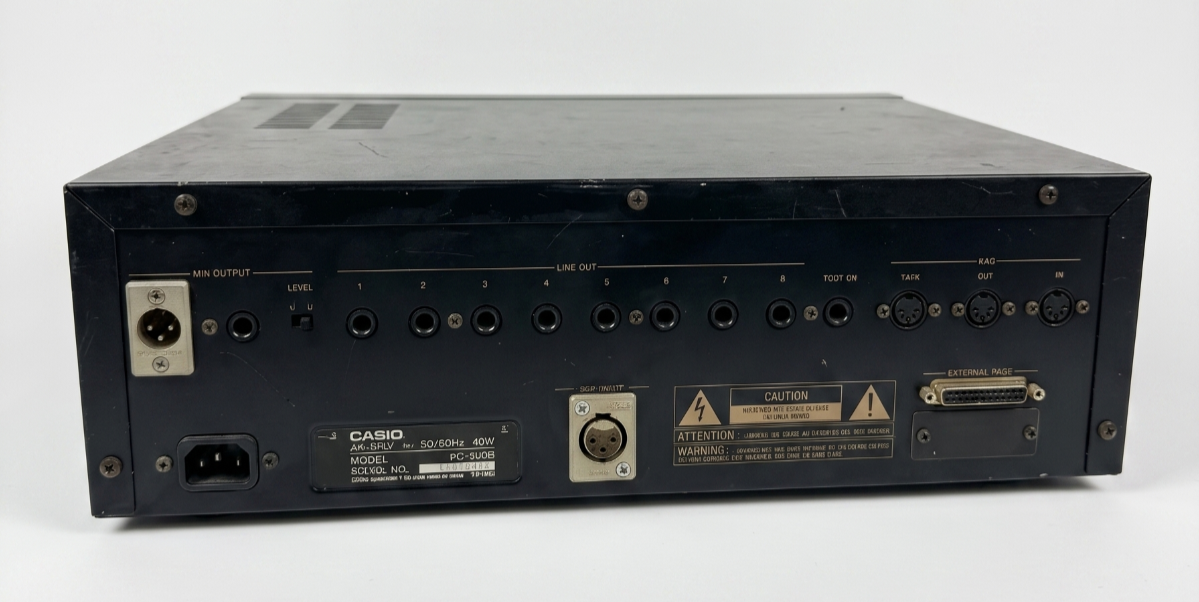 Vintage Casio FZ-10M Digital Sampling Synthesizer 12-bit Rack