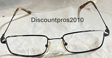 Hart Schaffner Marx T-137 Eyeglass Frame Black Titanium 52-18-140 Medium