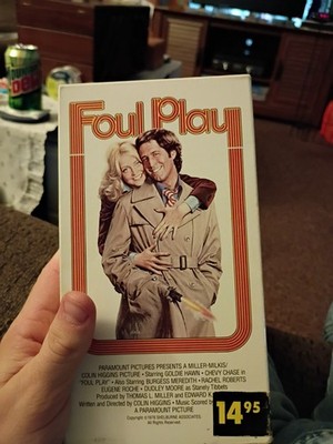 Foul Play (1978) VHS Goldie Hawn, Chevy Chase Pristine Box