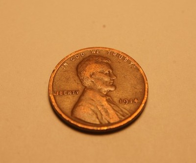 1914 P Lincoln Cent FINE 0 #