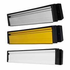 UAP Slimline 12" Letterbox Aluminium Modern Letter Box for 40-80mm Doors