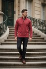 Chaps Men's Red Quarter Zip Sweater Size Medium Sportswear — photo 1