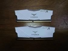 Team T-Force Delta RGB 16GB (2 x 8GB) PC RAM DDR4 3200 - WHITE "OFFERS ACCEPTED"