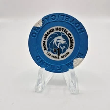 MGM Grand Hotel Casino Las Vegas Nevada 2010 $1 Casino Chip E9827