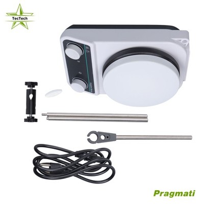 1 Pack Magnetic Stirrer Hot Plate Max 260  200-1500 rpm 3L Max stirring volume