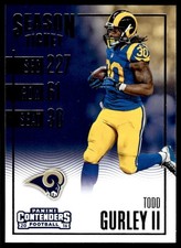 2016 PANINI CONTENDERS TODD GURLEY II #17 LOS ANGELES RAMS 1481