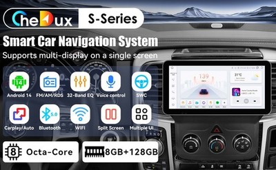 For Dodge Ram 1500 2500 3500 2013-18GPS 10.33' Android Carplay BT5.0 DSP 8+128GB