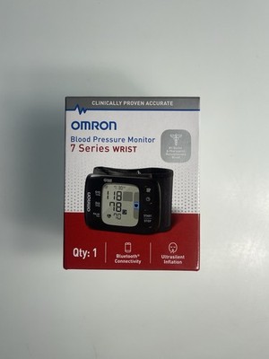 Omron Blood Pressure Monitor 7 Series Wrist Bluetooth Connectivity Black