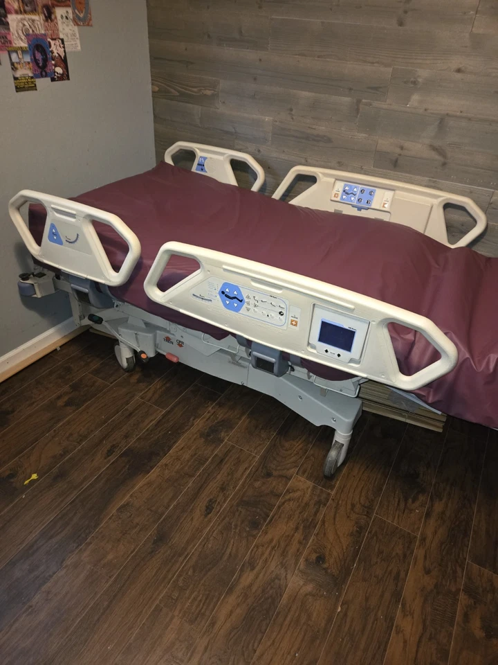 Cama de hospital - Totalmente elétrica com colchão de ar - Hill Rom P1900 cama UTI - Imagem 3 de 4