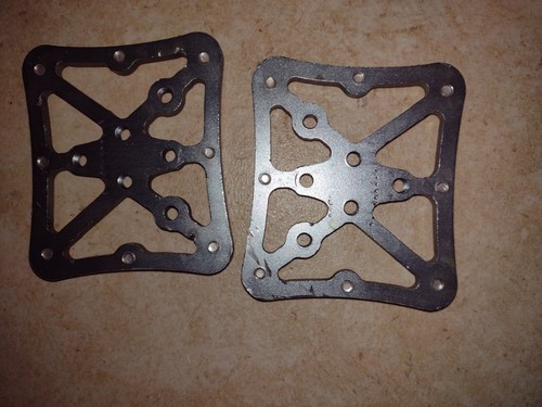 PIASTRE ADATTATORI PEDALE SHIMANO SPD LOOK KEO CLIPLESS MTB PIATTAFORMA STRADA T - Foto 3 di 3