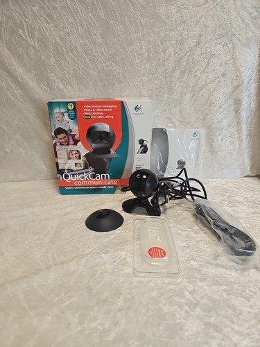 Logitech Quick Cam Communicate USB 2.0 961465-0403 Web Cam Built In Microphone04 - Picture 2 of 8