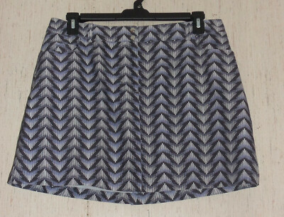 NEW WOMENS Slazenger GOLF ZIG ZAGGY PRINT SKORT  SIZE 12