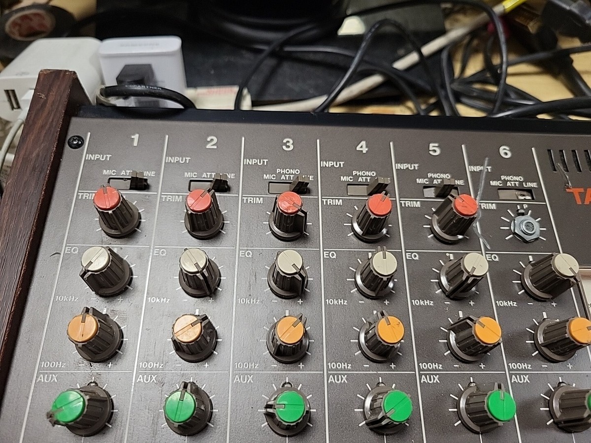 Tascam M-106 sound mixer - Not Fully Tested Spares Or Repairs