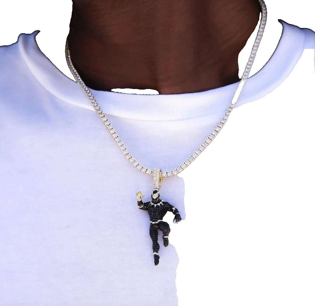 Collares y colgantes De moda Negro Marvel