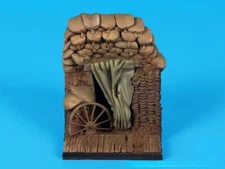 1/35 Scale Military Sandbagged Shelter Diorama Accessory 60x70mm Unpainted