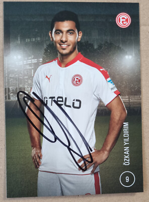   Fortuna Düsseldorf AK    #9  Özkan Yildirim   Autogrammkarte F95   2016/17