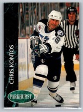 # 176 Chris Kontos Rookie Tampa Bay Lightning 1992-93 Parkhurst