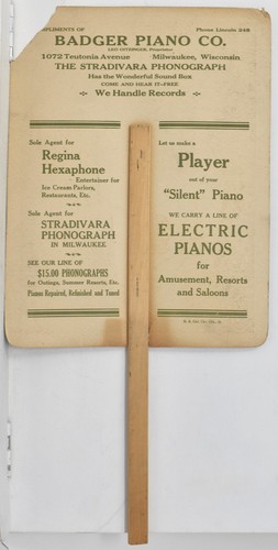 1930s Badger Piano Company Electric 1072 Teutonia Avenue Milwaukee Wisconsin #1 - Picture 3 of 3