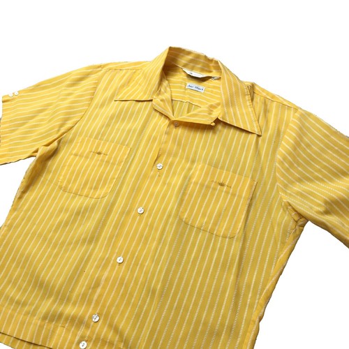 Skipper by Wilson Brothers Vintage 40s Rockabilly Yellow Geometric