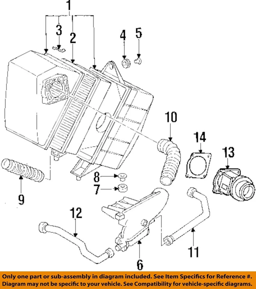 Medidor de flujo de aire de inyección de combustible usado se adapta a: Audi Cabriolet 1998 de VIN 000901 Gra Foto 3 de 4