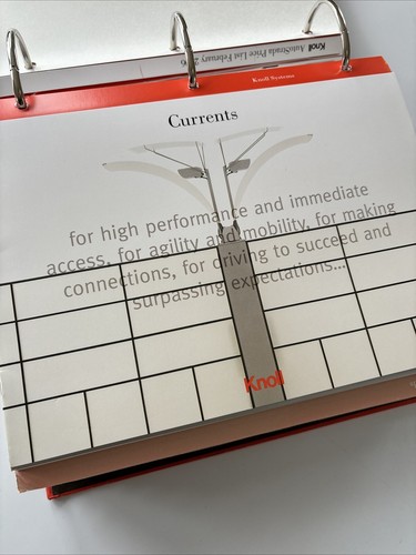 Knoll Office Systems Furniture Book Salesman Catalogs in Binder 2006 - Picture 8 of 12