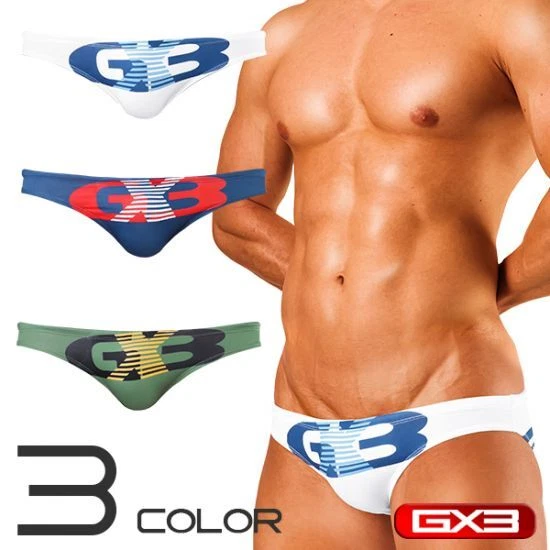 GX3 SIGNATURE BIKINI SWIMWEAR GLOSS TOUCH JAPAN SPORT SWIM BRIEF 1 PACK K1718