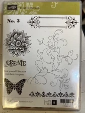 Stampin Up Creative Elements Stamp Set of 8 - 122647