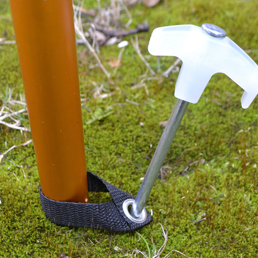 8 Pcs Tarp Eyelet Clips Canopy Pole Fixer Tent Accessories Nail Stable Camping eBay