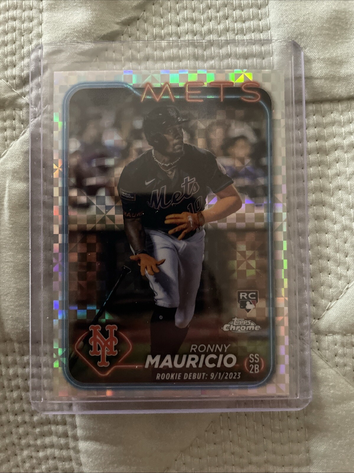 2024 Topps Chrome Update - Rookie Debut X-Fractor #USC41 Ronny Mauricio (RC)