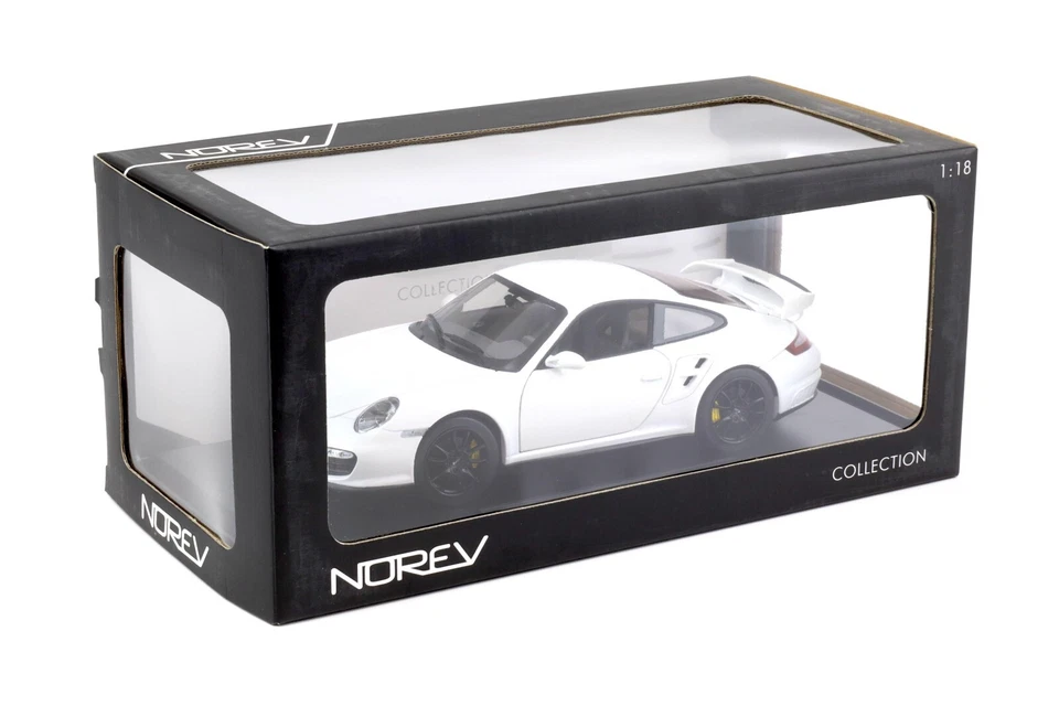 NOREV 1:18 - 187572 - Porsche 911 997 GT2 Coupe 2007 white - Immagine 4 di 4