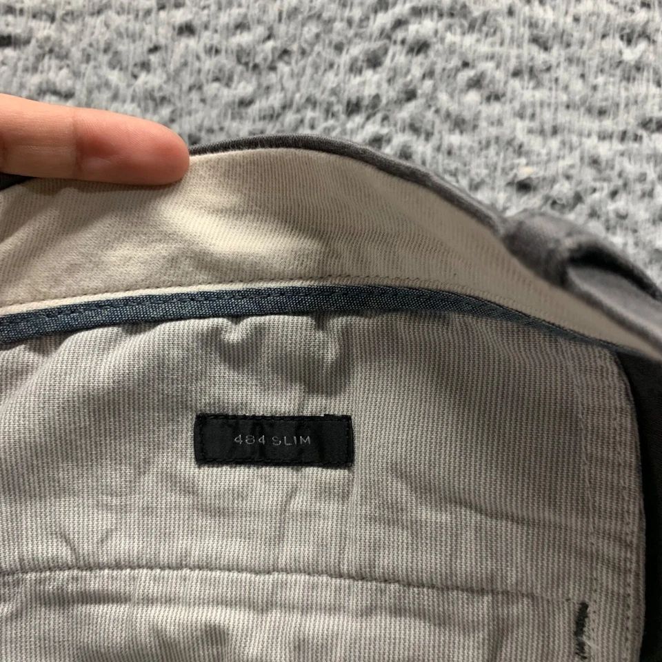 J Crew 弹力休闲裤 30x30 灰色棉质弹力 484 修身版型 — 第 4/4 张图片