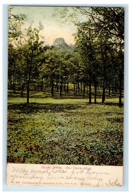 #ad 1906 Mount Simon Eau Claire Wisconsin WI Posted Anique Postcard $8.97