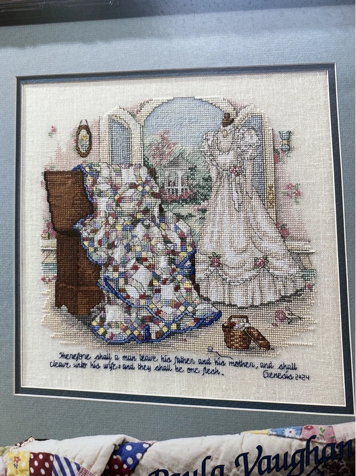 Paula Vaughan Cross Stitch Brides Prayer & Inspired By Scripture III TWO CHARTS - Image 2 of 4