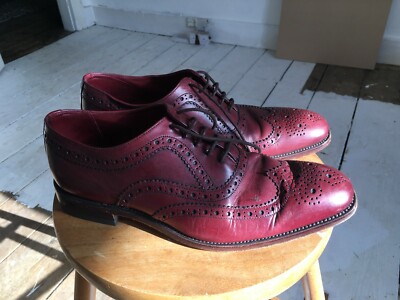 Loake Fearnley ox blood brogue, size UK
