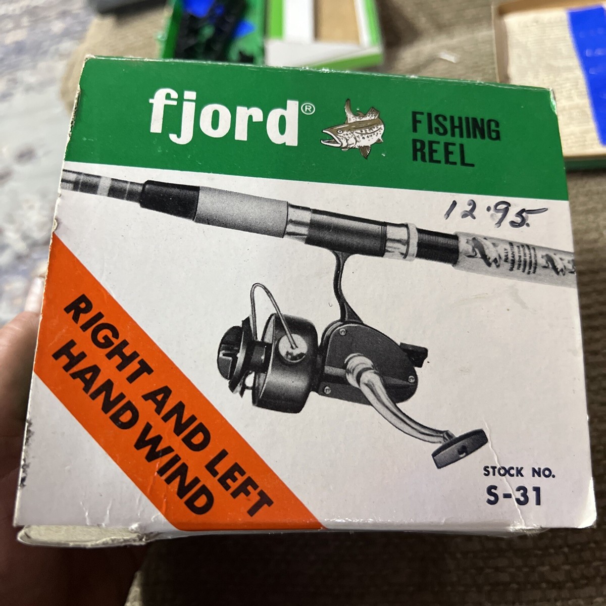 Vintage FJORD Right Or Left Handed Spinning Reel Made In
